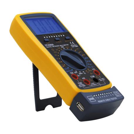 Multimetro con probador de red GF-43A