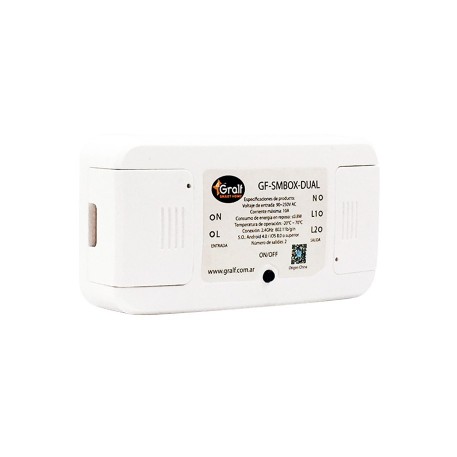 Interruptor Inteligente Wi-Fi GF-SMBOX-DUAL