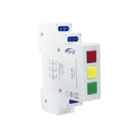 Piloto Indicador modular trifásico