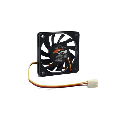 Turbina 12v 60x60x10mm Buje