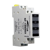 Amperímetro modular trifásico