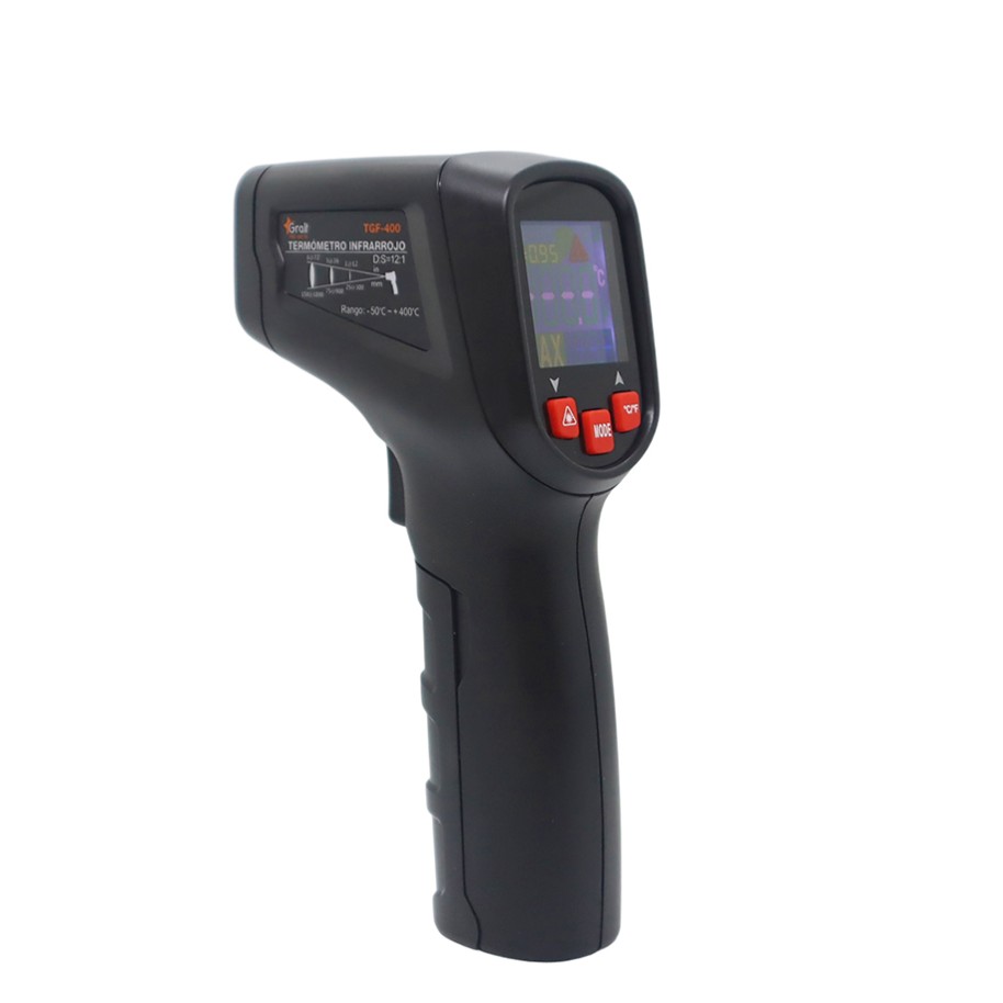 Termómetro infrarrojo de emisividad configurable