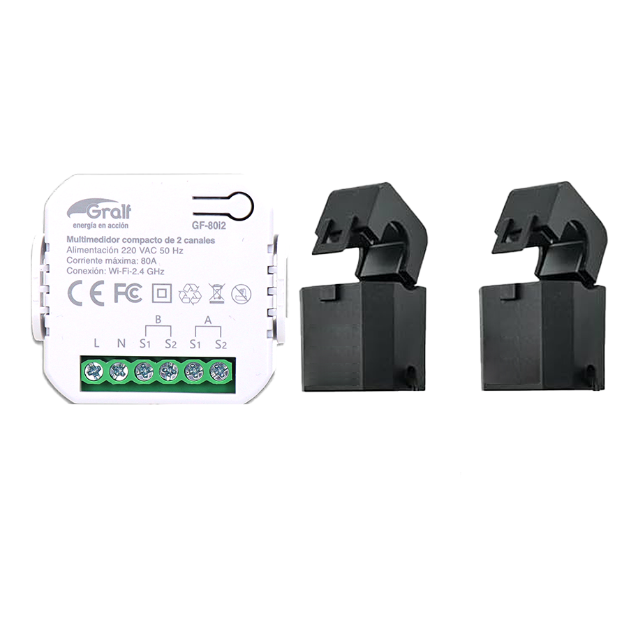 Multimedidor compacto de 2 canales