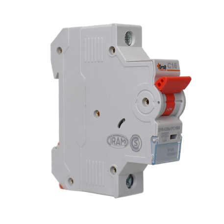 Interruptor Termomagnético 1P C16 6kA