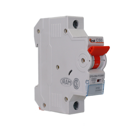 Interruptor Termomagnético 1P C50 6kA