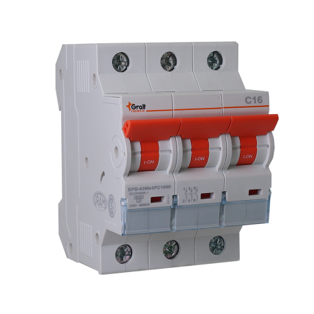 Interruptor Termomagnético 3P C16 6kA