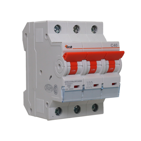 Interruptor Termomagnético 3P C40 6kA